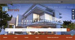 Desktop Screenshot of cabinet-barthes.fr