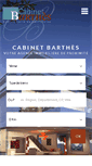 Mobile Screenshot of cabinet-barthes.fr